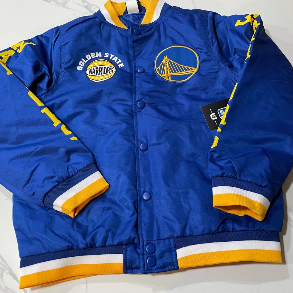 Golden State Warriors Youth Jacket Retails For $145